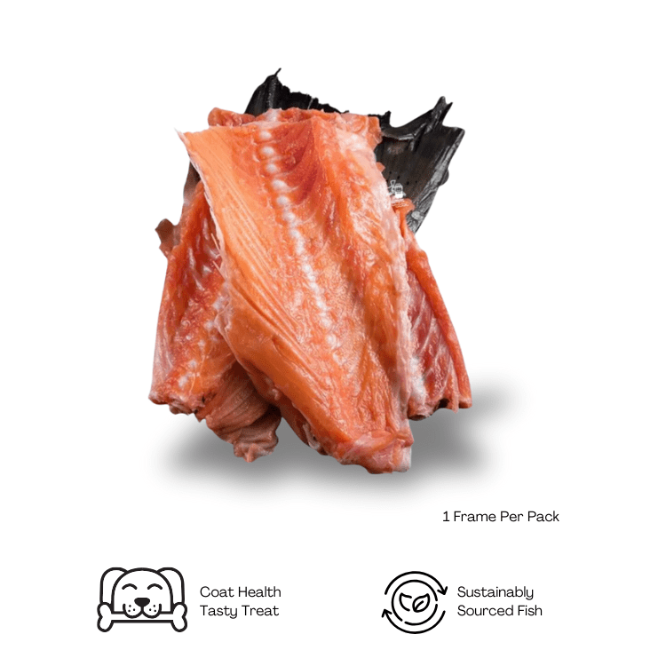Fresh Raw Salmon Frames - howlerpetfoods