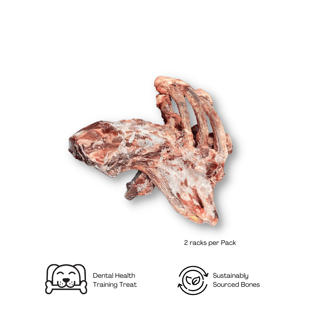 Premium Lamb Rib Rack - howlerpetfoods