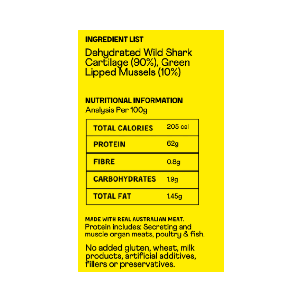 Shark Cartilage Powder 100g - howlerpetfoods