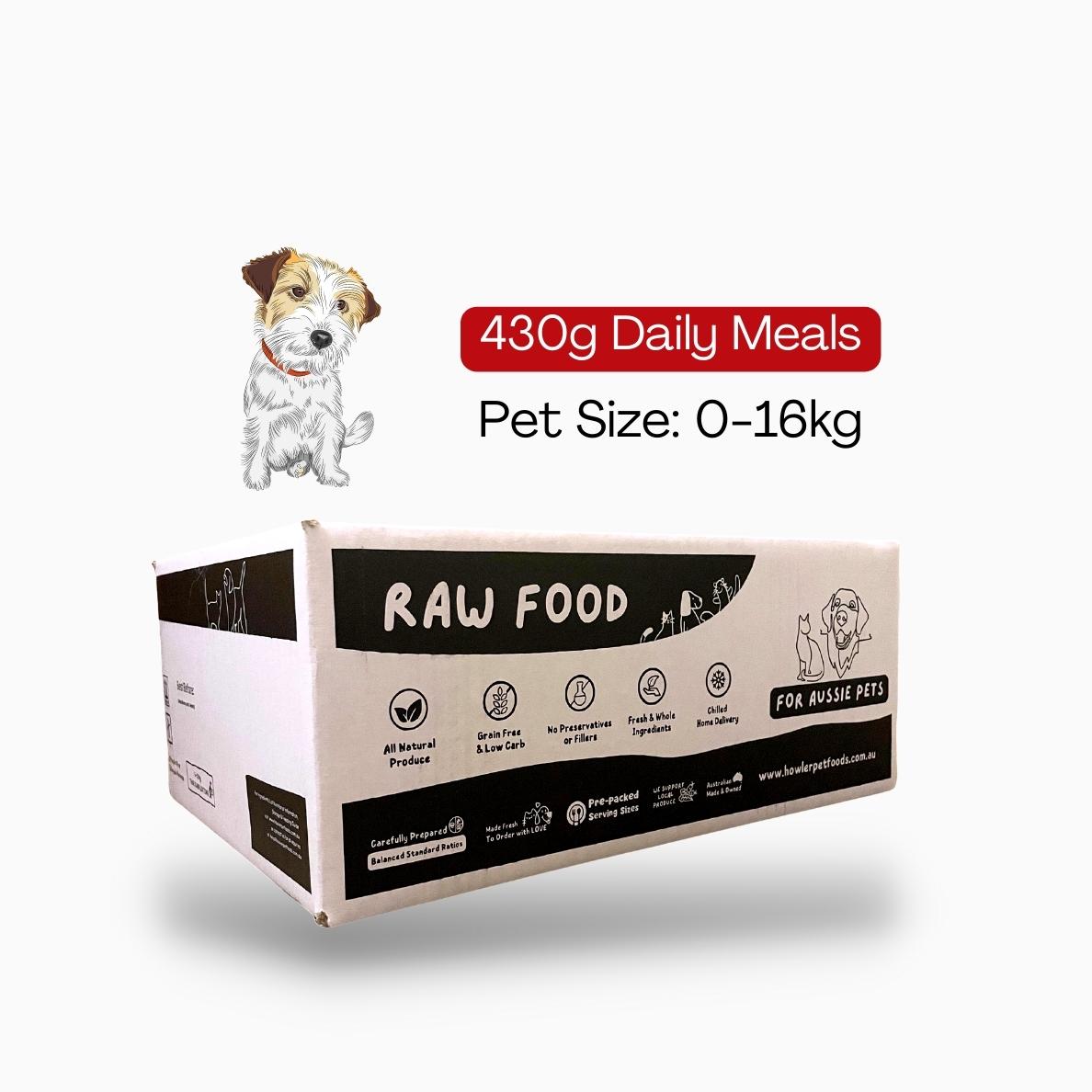 Mini Raw Box Range | howlerpetfoods