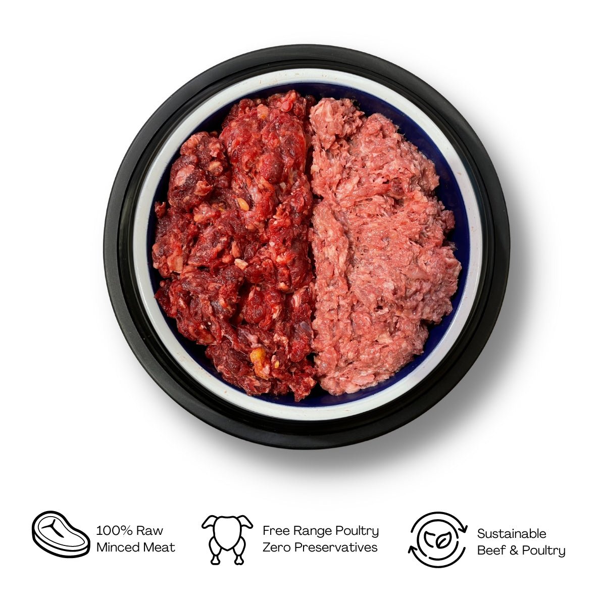 Beef & Chicken Combo Bowl - howlerpetfoods