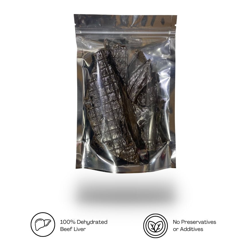 Grass Fed Beef Liver Strips - howlerpetfoods