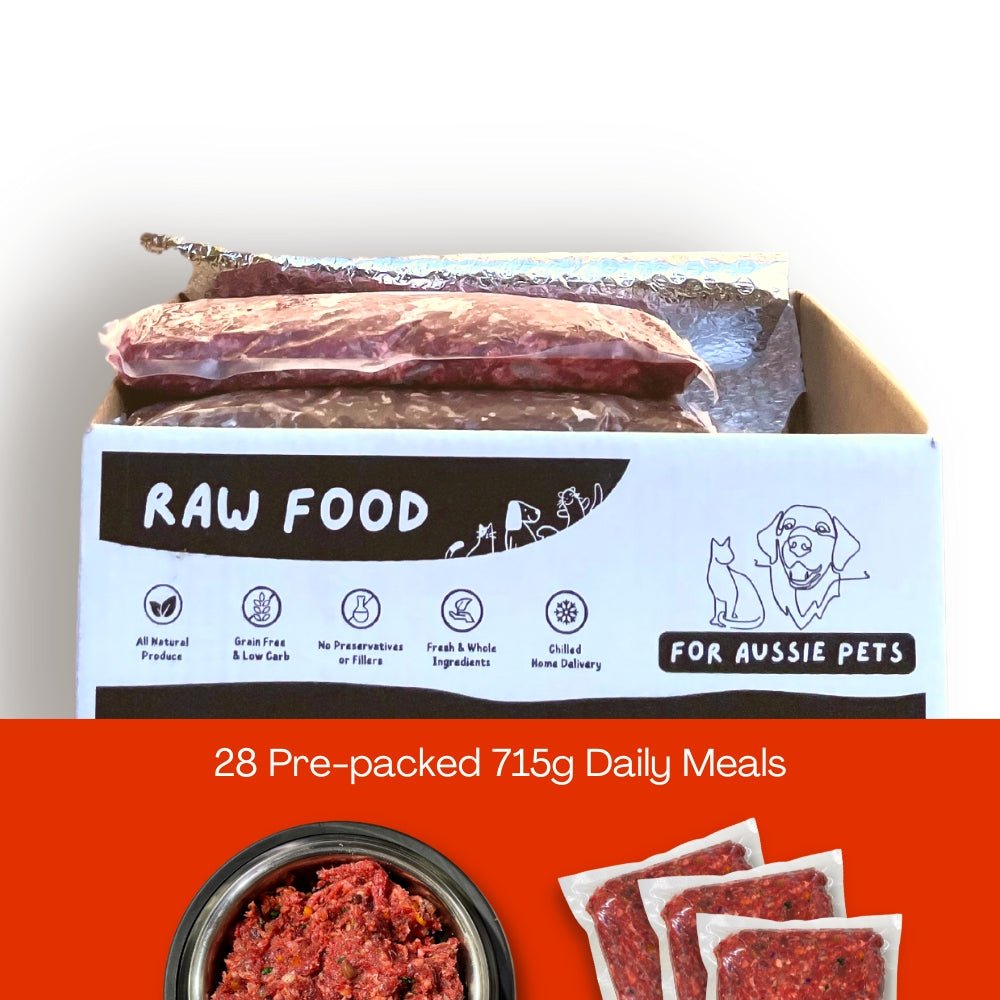 Premium Beef Box BARF 20kg - howlerpetfoods