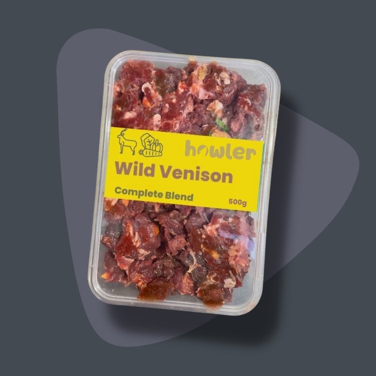 Wild Venison Blend 500g - howlerpetfoods